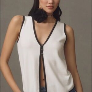 Anthropologie Maeve Colorblock Vest.